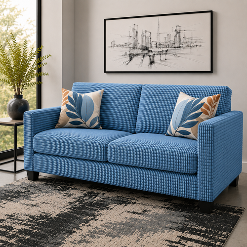 Barkley Fabric Sofa Teal