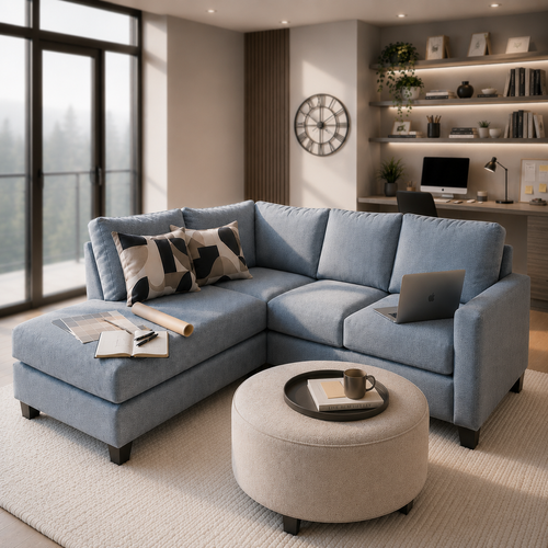 Planet Twin Sofa Bed with Left Hand Facing  Chaise-Return