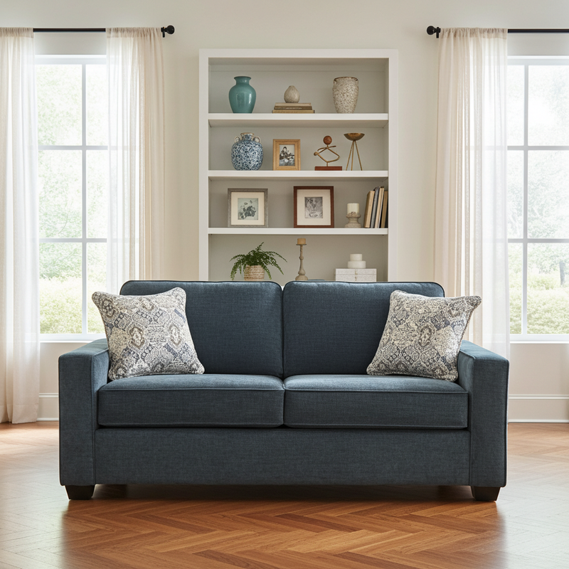 Ledron Fabric Double Sofa Bed