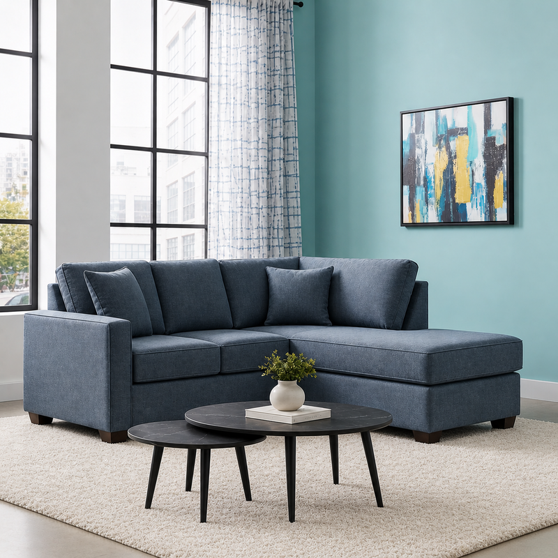 Remi Fabric Right Hand Facing Sectional