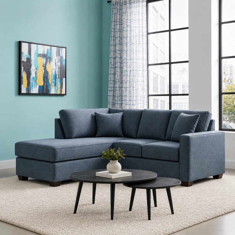 Remi Fabric Left Hand Facing Sectional
