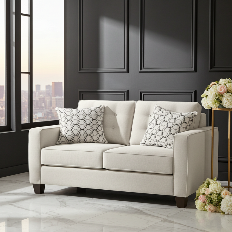 Yale Fabric Loveseat