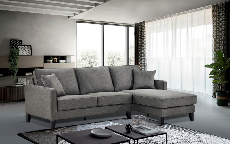 Garret Right Hand Facing Sectional Grey