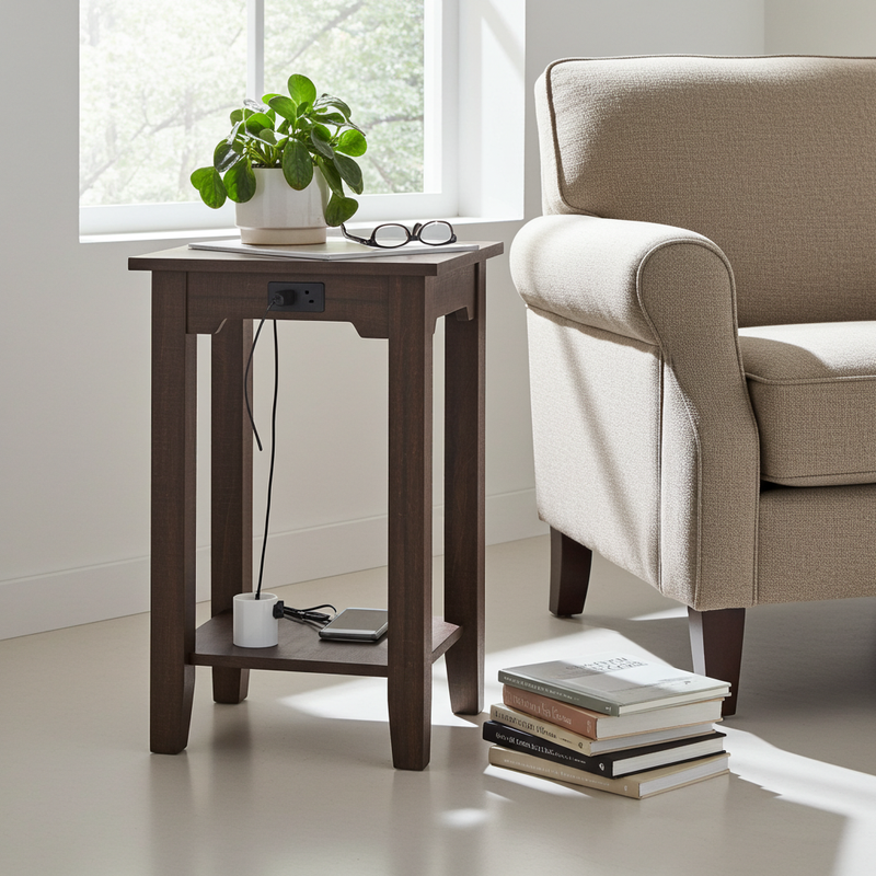 Camy Brown Side Table