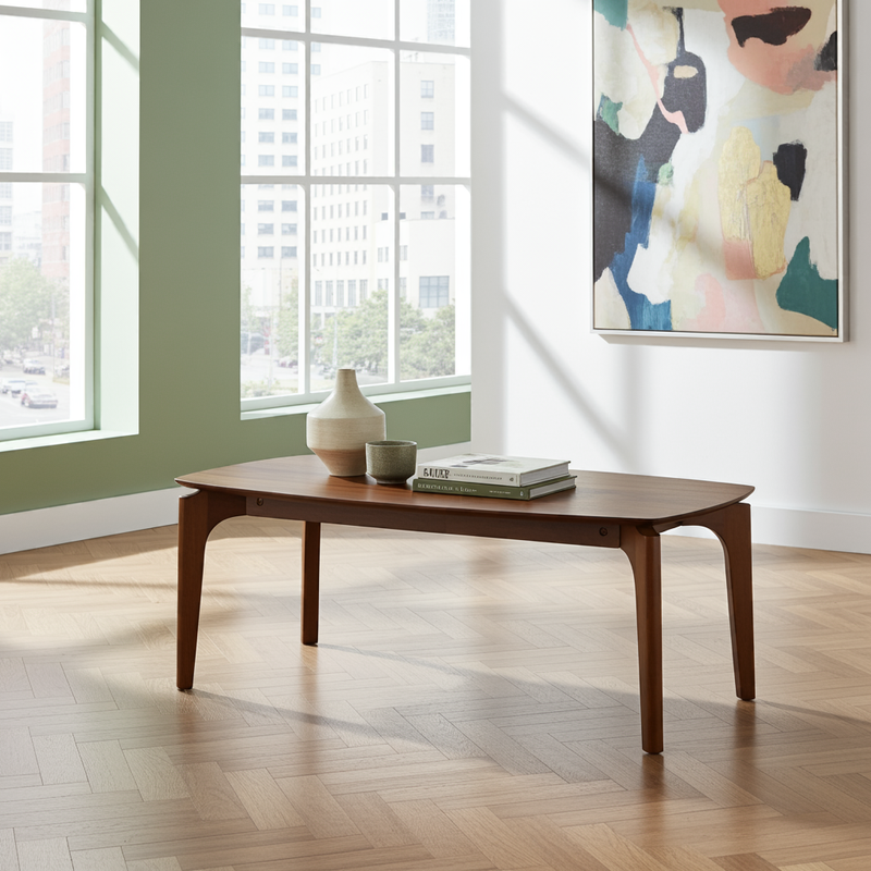 Rayan Coffee Table Walnut Rayan Coffee Table Walnut