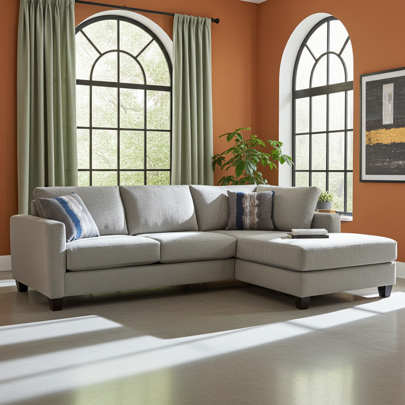 Planet Condo Sofa with Right Hand Facing  Chaise-Return