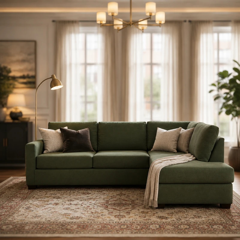Planet Condo Sofa with Right Hand Facing  Chaise-Return