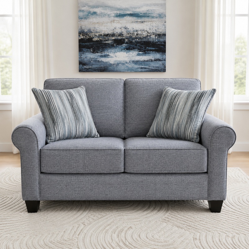 Sonic Fabric Love Seat Twin Sofa Bed