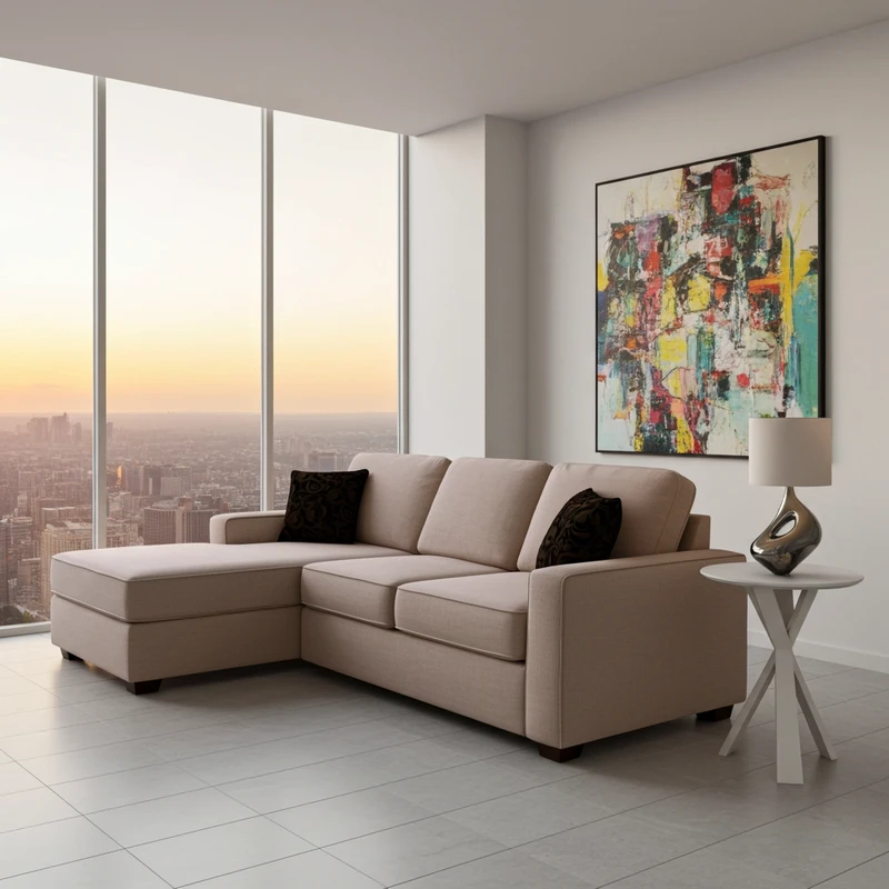 Remi Loveseat With Left Hand Facing Chaise Sectional