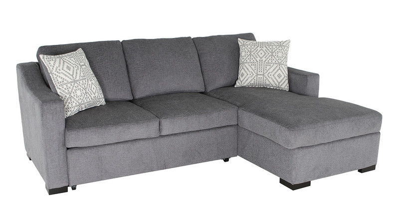 Allen Fabric  RHF Sofa Bed Sectional with Storage 