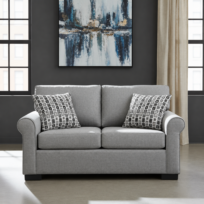 Flash Fabric Loveseat
