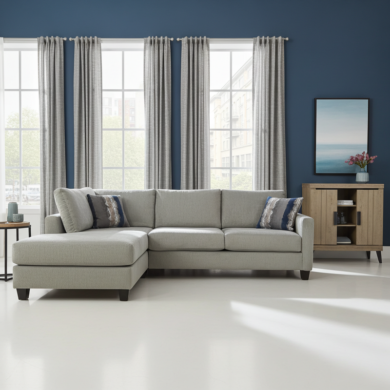 Platon Double Sofa Bed with Left Hand Facing  Chaise-Return Platon Double Sofa Bed with Left Hand Facing  Chaise-Return