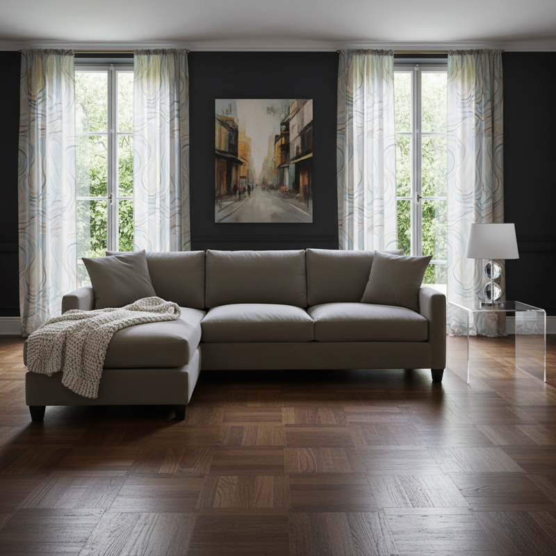 Rogan Fabric Reversible Sectional