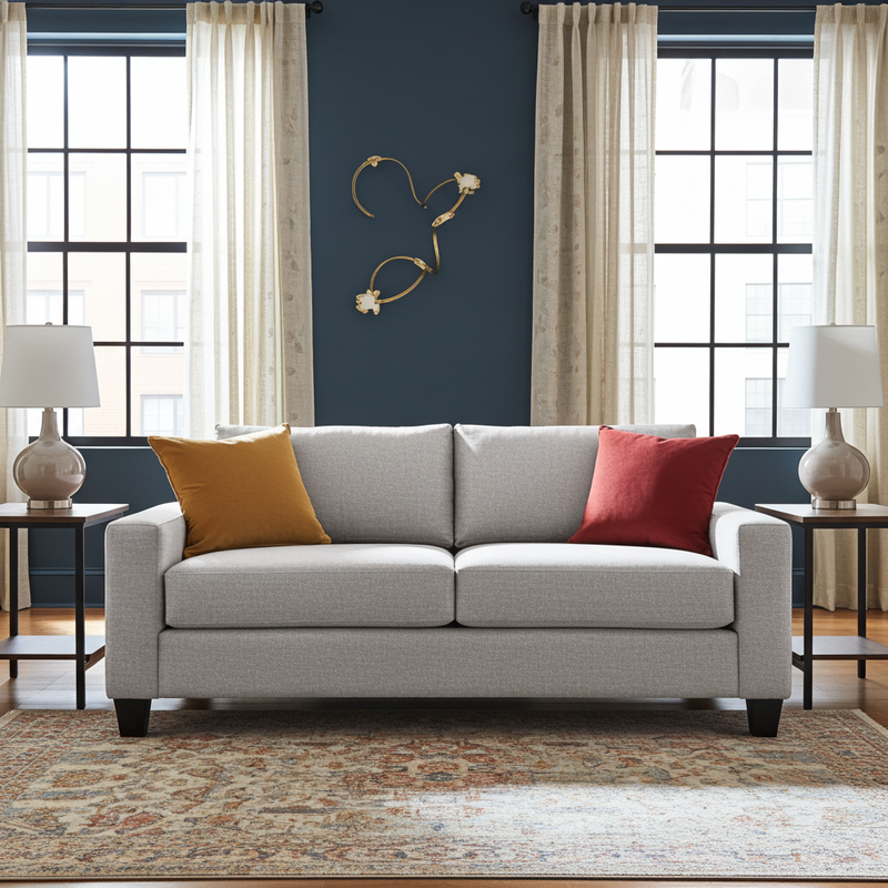 Arora Fabric Condo Sofa