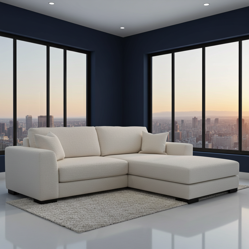 Cabo Fabric 2 Piece Reversible Sectional