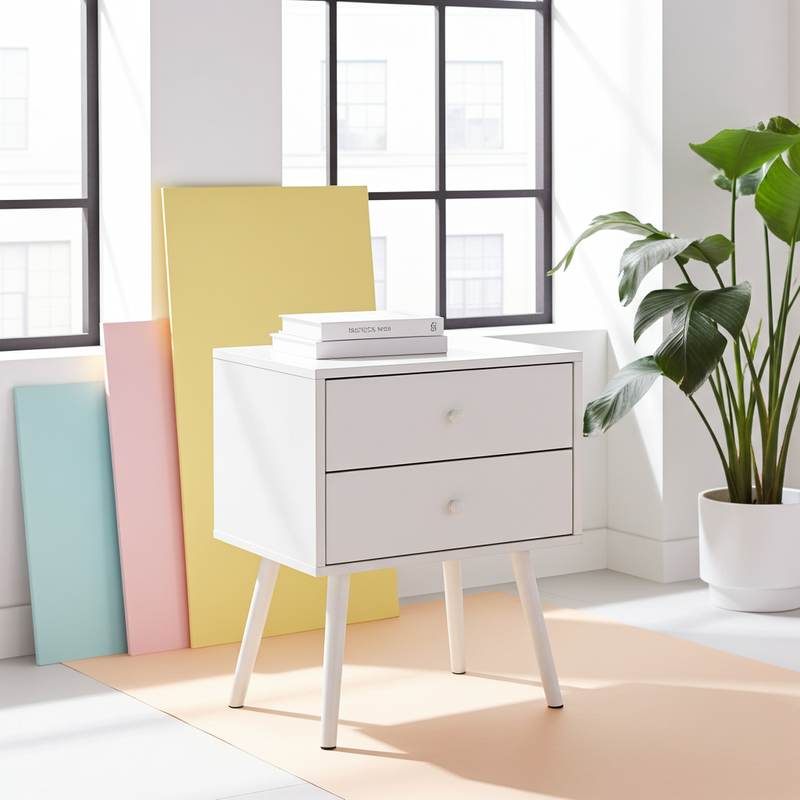 Lisa Accent Table White