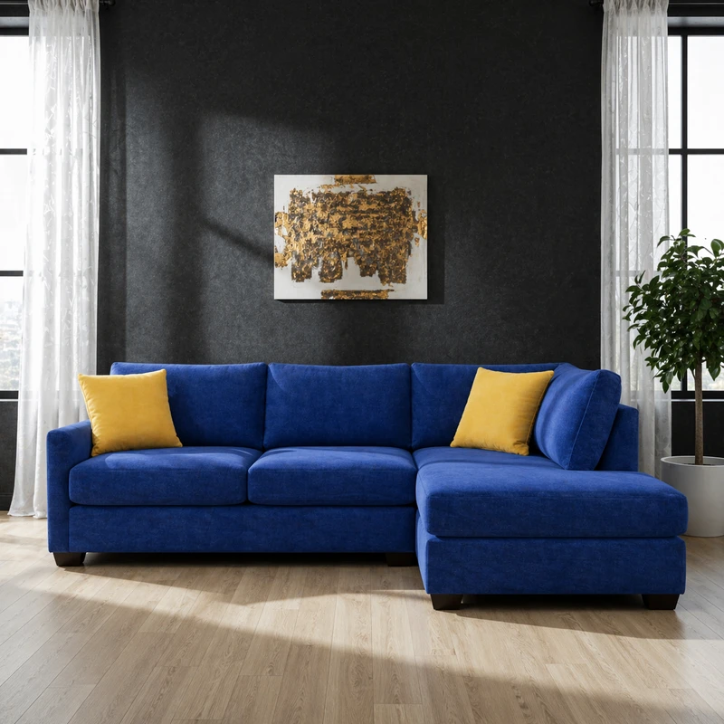 Tristan Fabric RHF Sectional