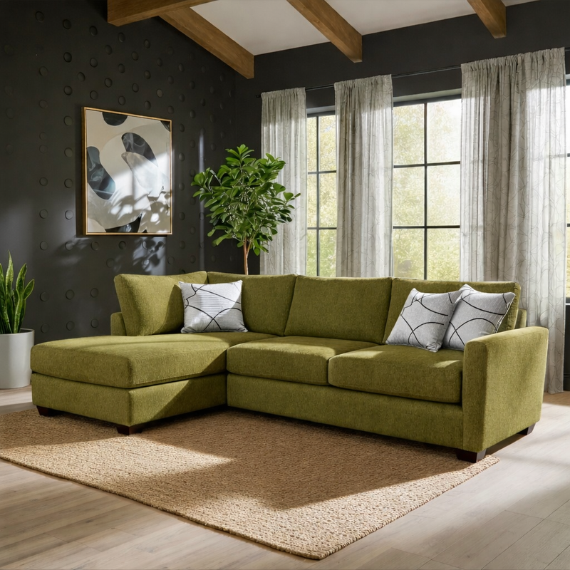 Tristan Fabric LHF Sectional