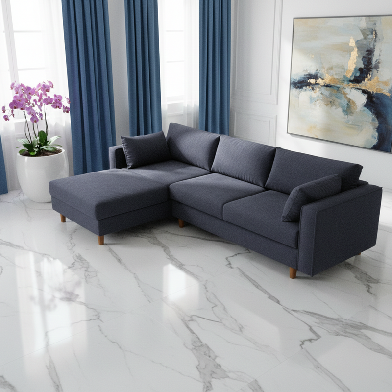 Saint Fabric LHF Sectional