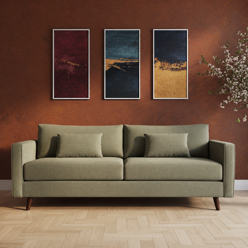 Saint Fabric Sofa - Heavenly Olive