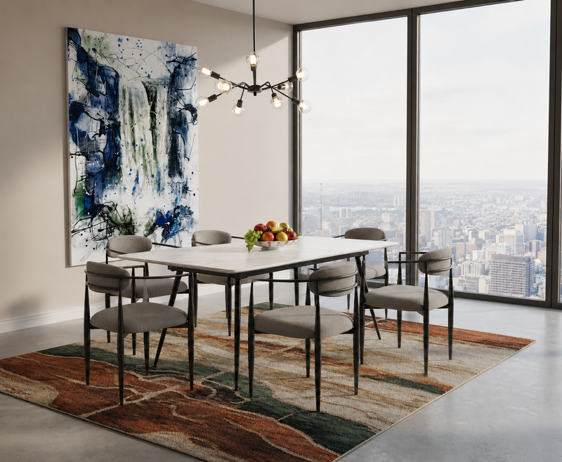Topaz 7  Piece Extendable Dining Set