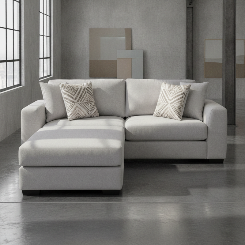 Benny 3 Piece Modular Sectional Ash