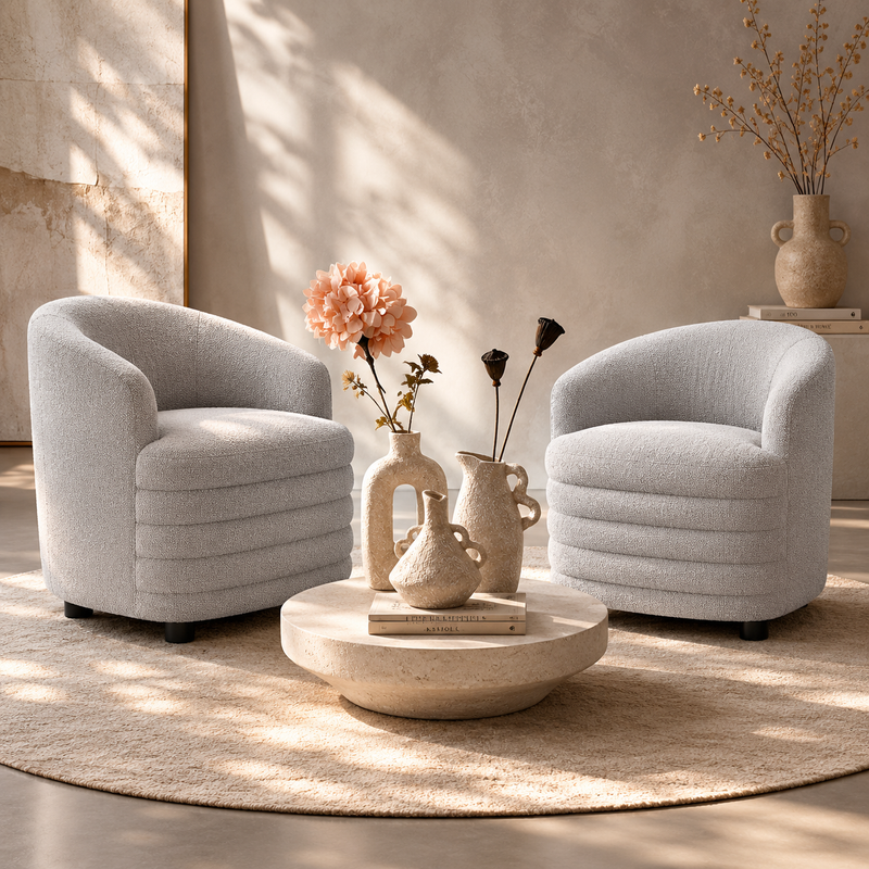 Sylvie Fabric Accent Chair