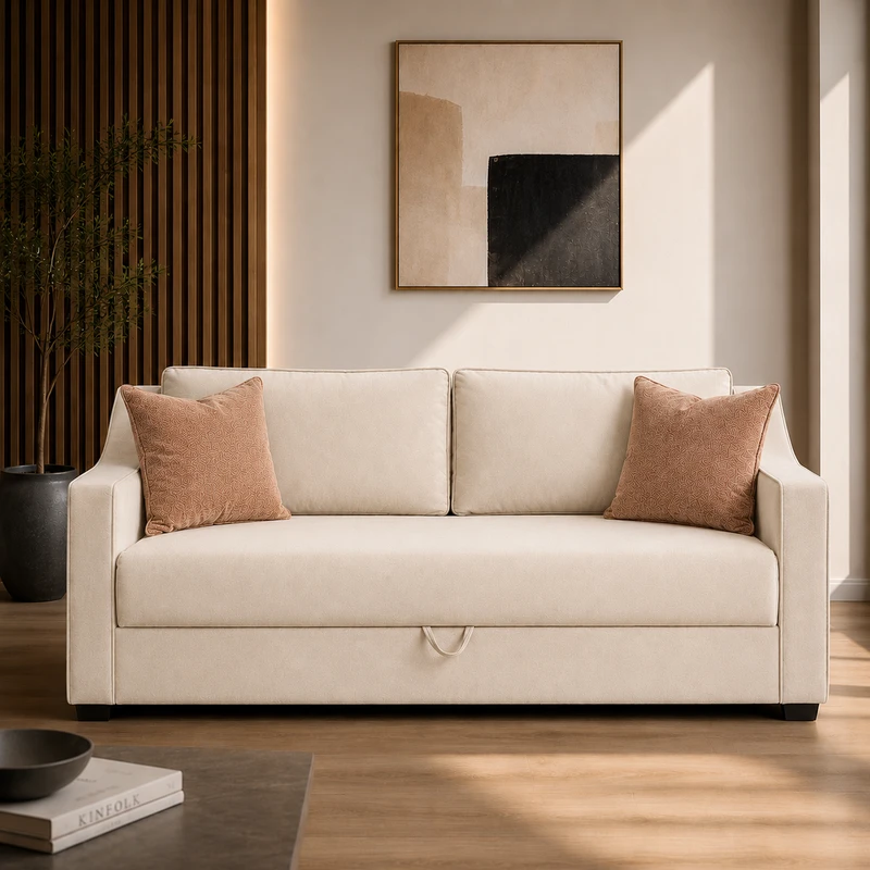 Sigma Fabric Queen Sofa Bed