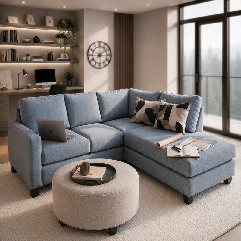 Planet Twin Sofa Bed with Right Hand Facing  Chaise-Return