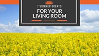 7 Summer Scents For Your Living Room