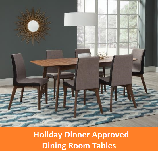 Holiday Dinner Approved Dining Room Tables