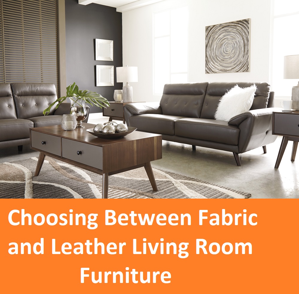 Sofas: Choosing Between Fabric and Leather Living Room Furniture 