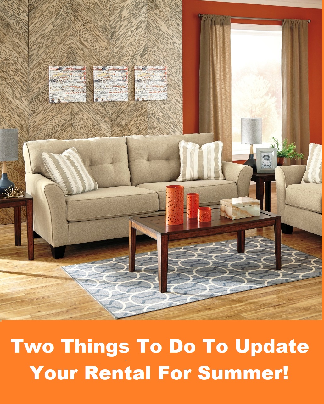 Two Things To Do To Update Your Rental Home For Summer!