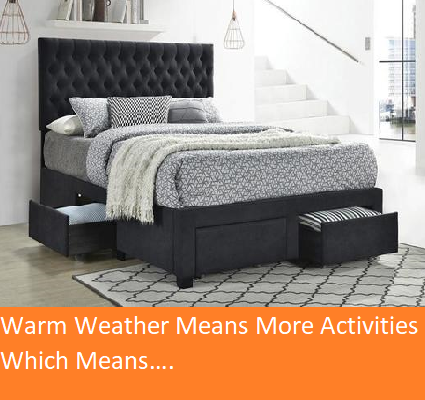 Warm Weather Means More Activities Which Means…
