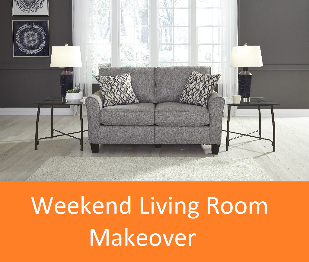 Weekend Living Room Makeover 
