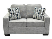 Nordel Fabric Loveseat Hindman Grey