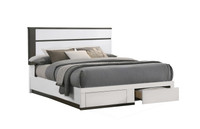 ALICE Storage Queen Bed Frame White