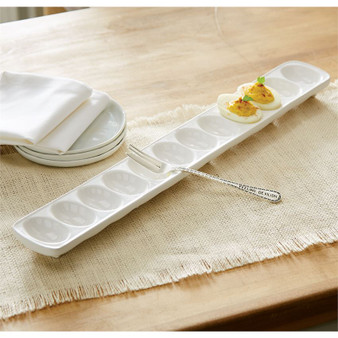 deviled egg tray set