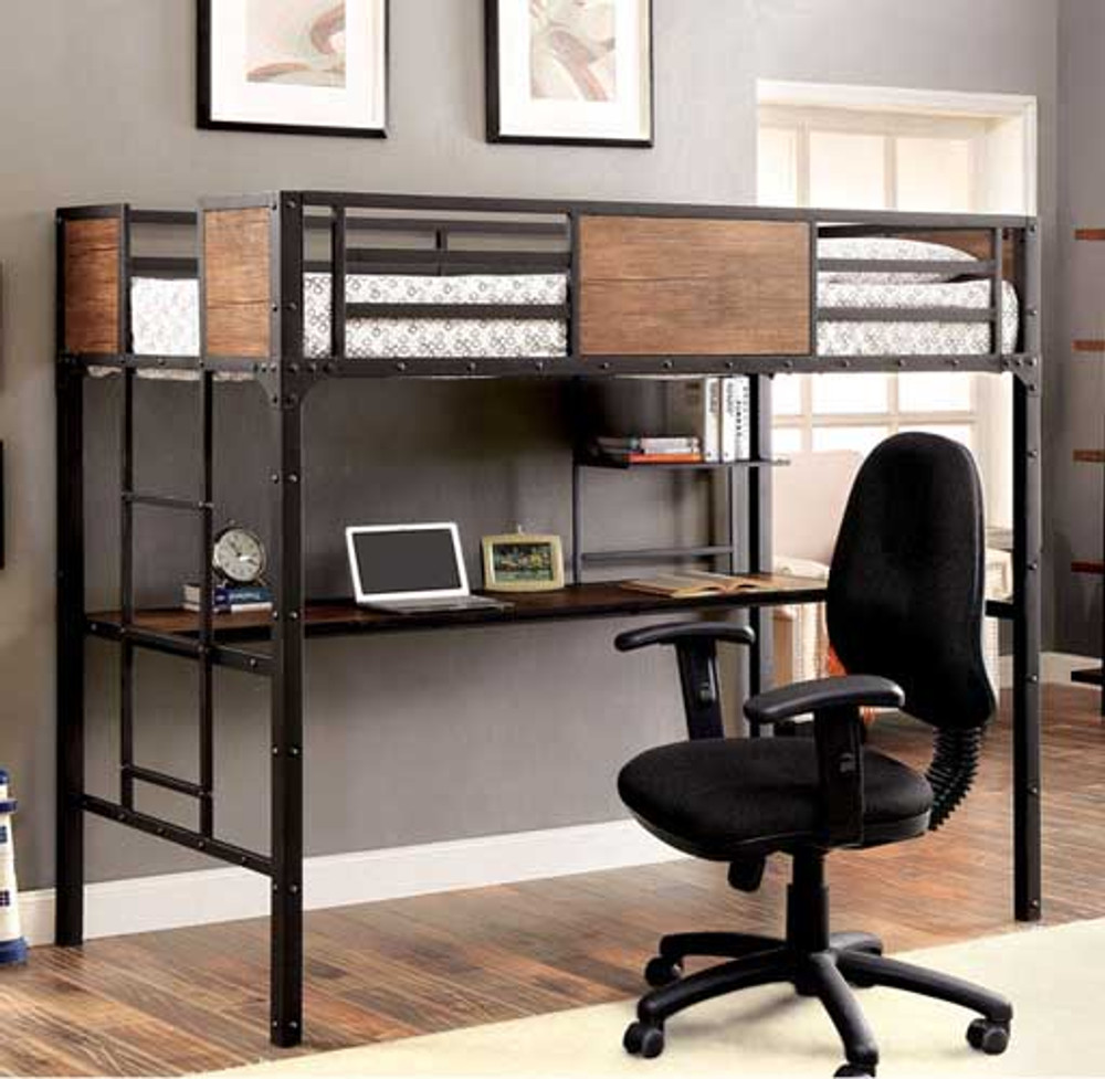 Metal Loft Beds with Desk: Optimizing Student and Young Professional Spaces - JustBunkBeds Metal Loft Beds with Desk: Optimizing Student and Young Professional Spaces - JustBunkBeds