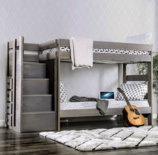Creating Kid-Friendly Bedrooms with Bunk Beds with Stairs - JustBunkBeds