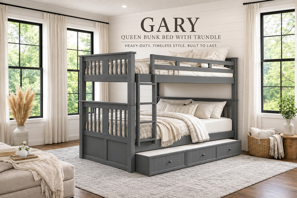 Heavy Duty Bunk Beds with Trundle Beds: The Ultimate Space-Saving Solution