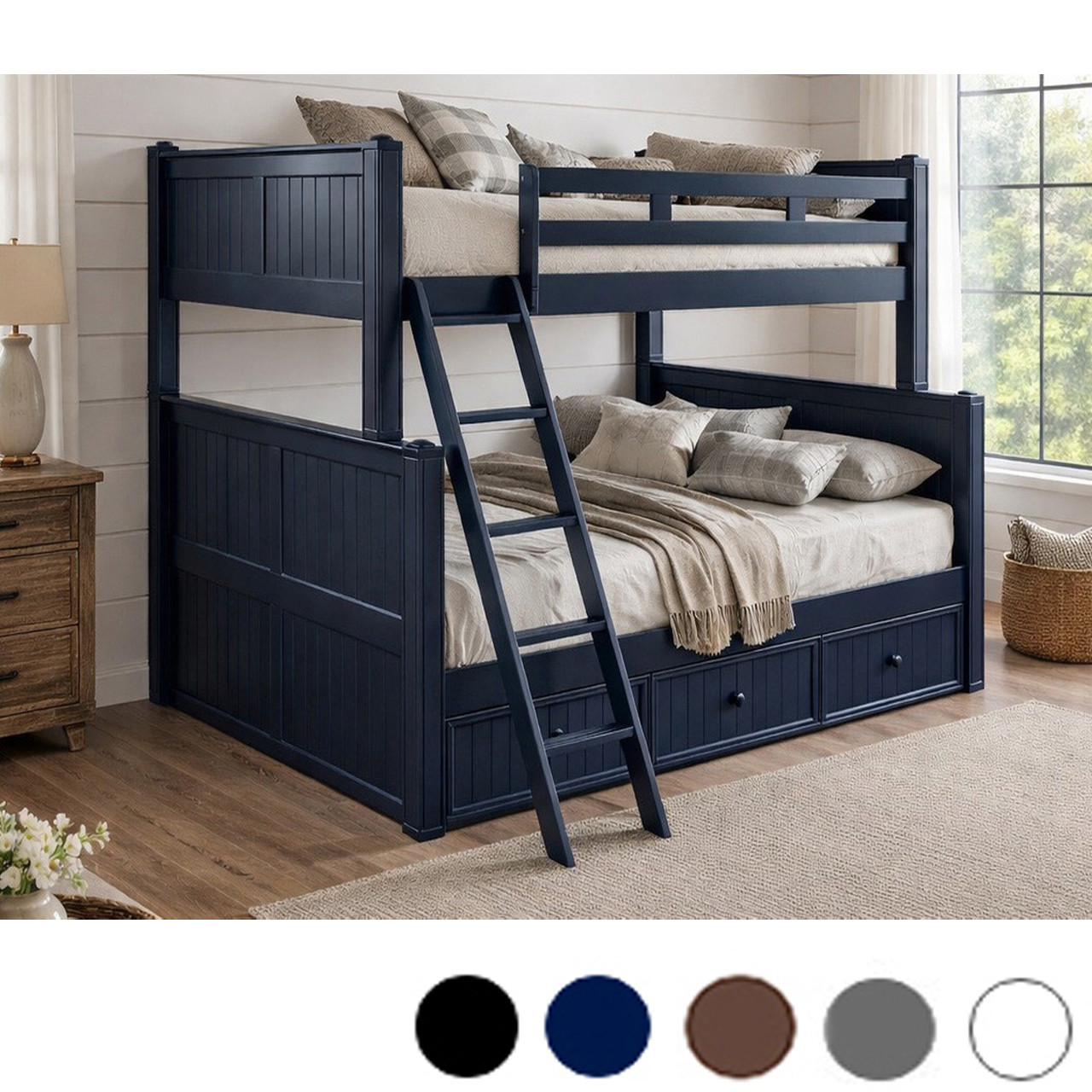 dresser bunk beds Sleep And Study Loft, Full, Simply White do not use box spring on loft bed Lounge Around. 39" and 33"