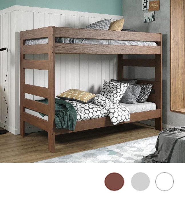 Modern Farmhouse Twin XL Stackable Bunk Bed