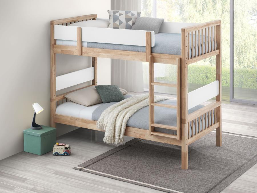 Oliver Two Tone Twin Convertible Bunk Bed
