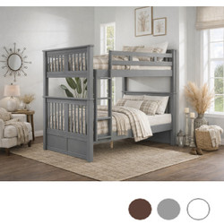 Full Size Bunk Bed in Gray