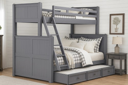 Twin XL over XL Full Bunk in Gray