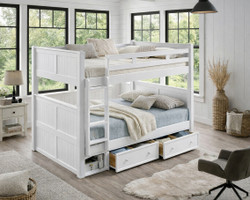 White - Shown with Vertical Ladder and Storage Drawers