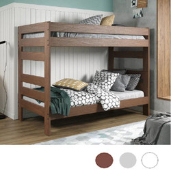 Modern Twin XL Stackable Bunk in Mahogany Brown