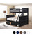 Dillon Twin Over Full Bunk Bed in Black
