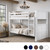 Extra Long Twin over Twin Bunk Bed in White